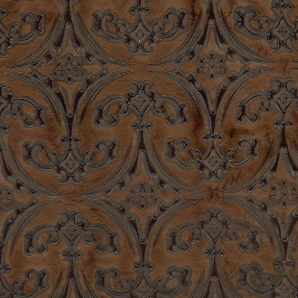 Designer Heraldic Cinnamon Brown