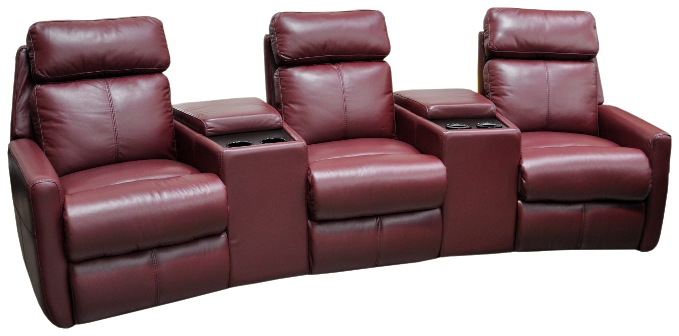 Red Forte Three seat with wedge Forte 2C_Theater